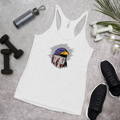 Happy 4th Of July Eagle Women's Tank Top - Mainstream Freedom